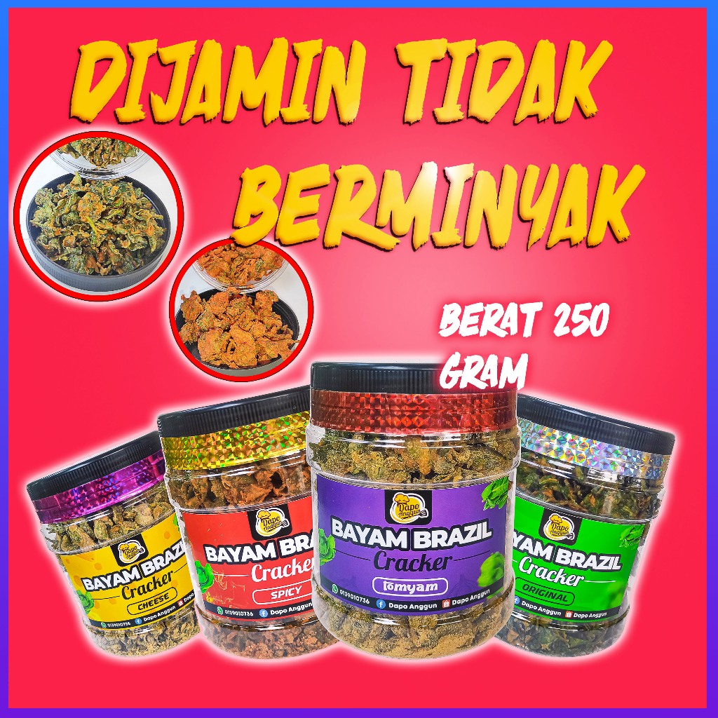 Dapo Anggun Snek Crispy dan Serunding: Pilihan Varian Tradisional
