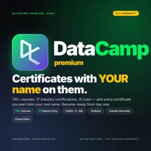 DataCamp Premium Account: Adakah Akaun Akses Penuh Kursus Python, R dan AI Ini Sesuai untuk Anda?