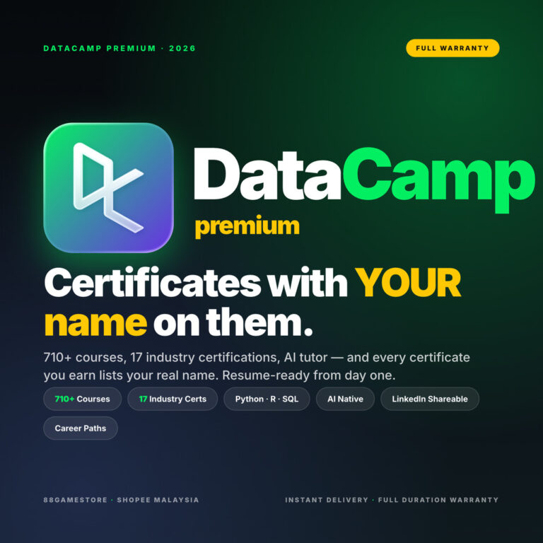DataCamp Premium Account: Adakah Akaun Akses Penuh Kursus Python, R dan AI Ini Sesuai untuk Anda?