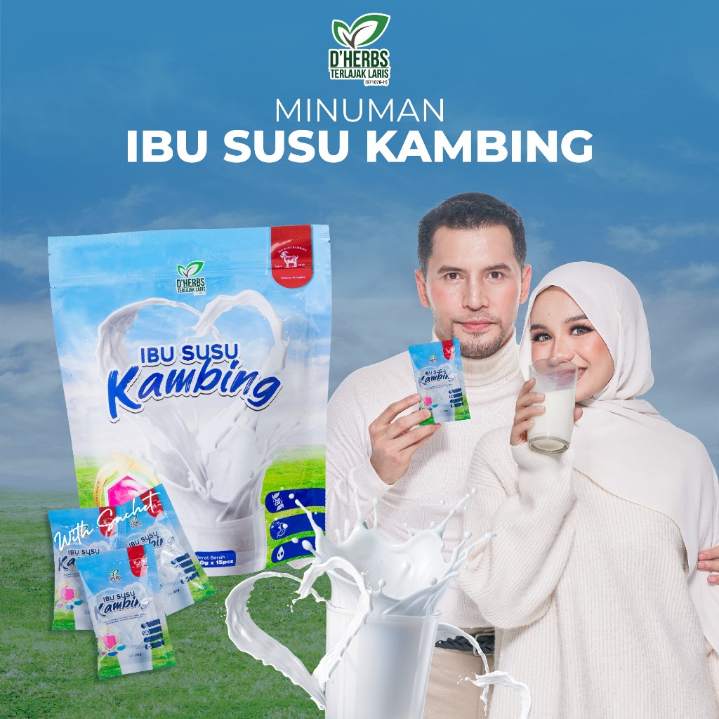DHERB MINUMAN IBU SUSU KAMBING ASLI