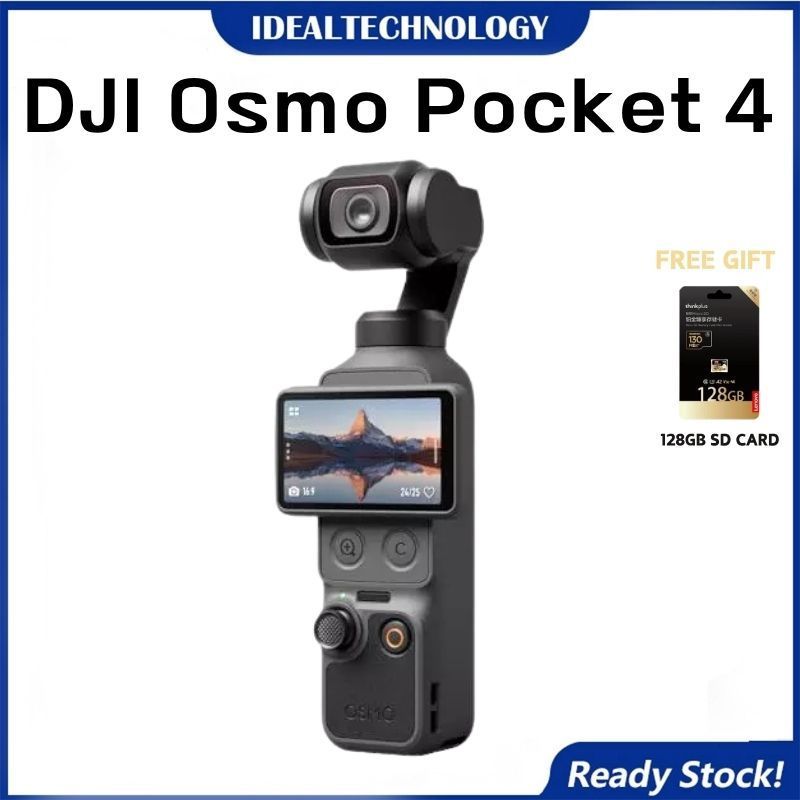 DJI Osmo Pocket 4: Kamera Vlogging Berkuasa dengan Gimbal 3-Axis