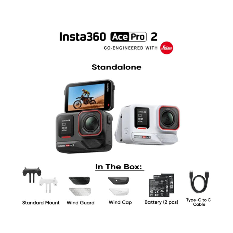 Insta360 Ace Pro 2 (Dual Battery) - Pilihan Kamera Aksi 8K Bertenaga AI