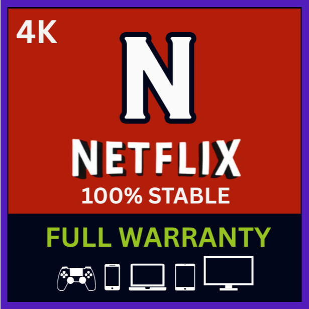 Akaun Netflix 4K ULTRA HD PC dan Smart TV