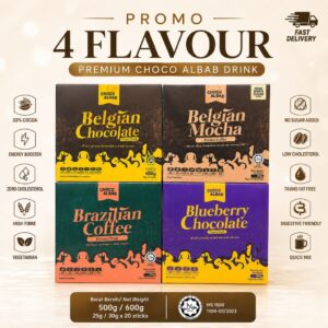 Belgian Chocolate Drink dan Pilihan Perisa Choco Albab HQ