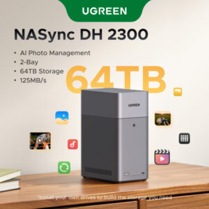 UGREEN Nasync DH2300: Storan Rangkaian 2-Bay untuk Pemula