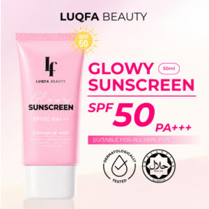 LUQFA BEAUTY Krim Pelindung Matahari Glowy Sunscreen SPF 50 PA+++
