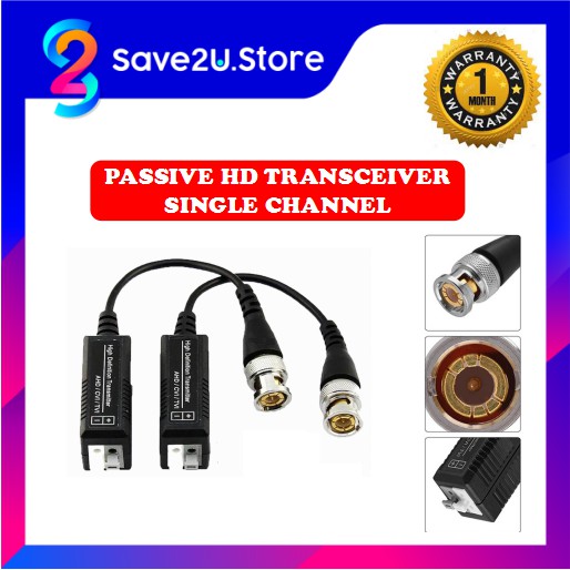 Panduan Video Balun 2MP-8MP CCTV Passive HDCVI AHD TVI Transceiver