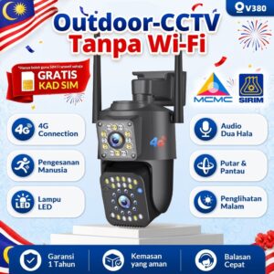Kamera CCTV V380 Dual Lens 4G