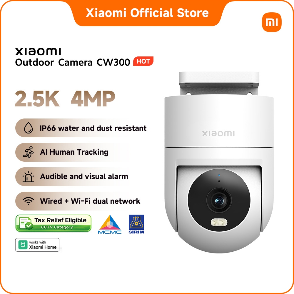 Xiaomi Outdoor Camera CW300: Kamera Pengawasan Luar Rumah Berserta Resolusi 2.5K