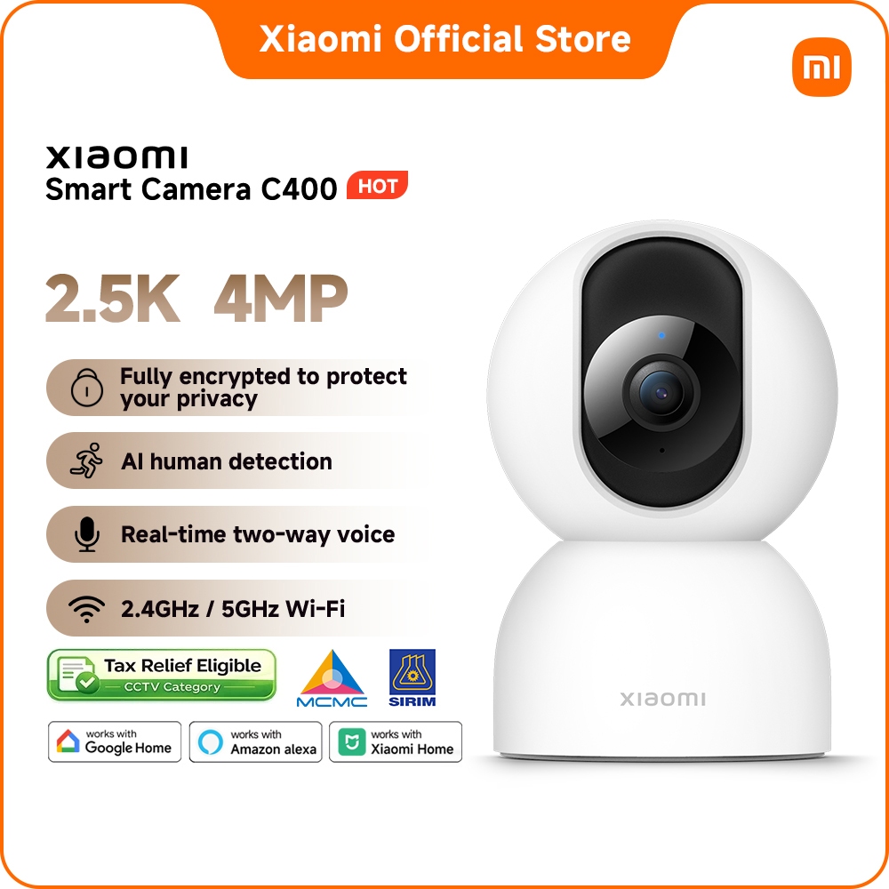 Xiaomi Smart Camera C400: Spesifikasi, Resolusi 4Mp dan Ciri Pemasangan