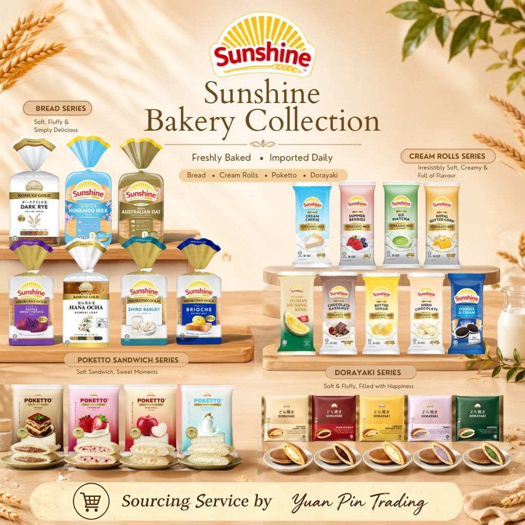 Sunshine Healthy Bread Hokkaido Milk Cream Rolls dan Roti Sunshine: Apa yang Perlu Anda Tahu