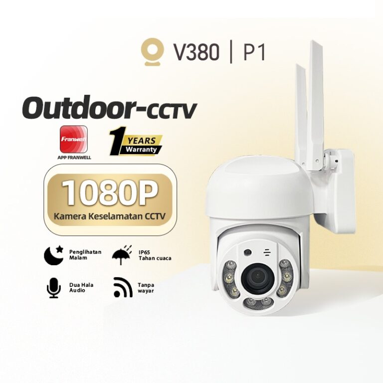 Kamera CCTV WiFi V380 1080P: Pilihan Pantau Rumah dan Haiwan