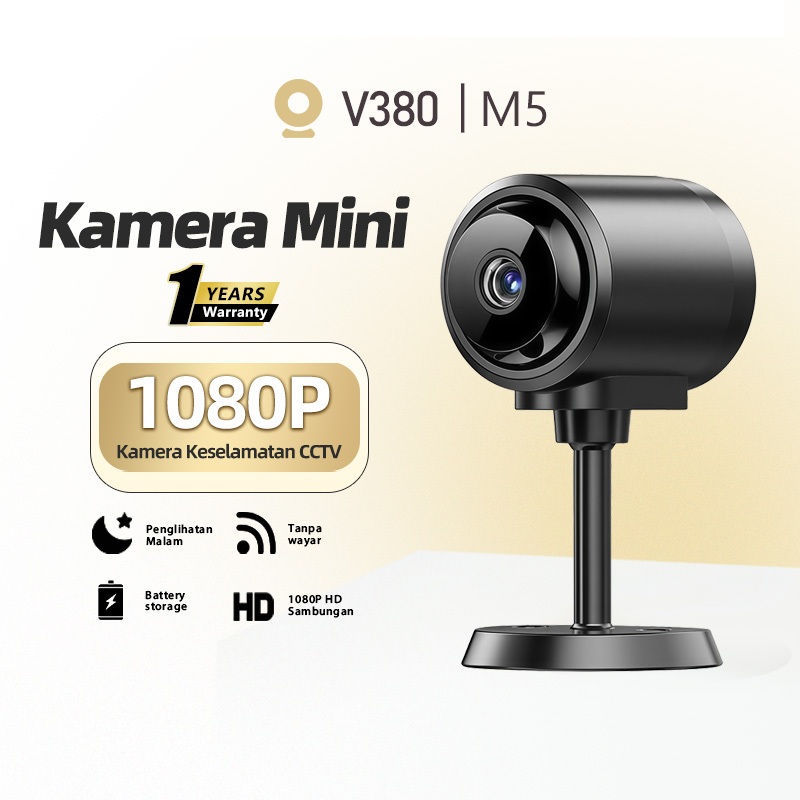 Kamera CCTV Mini V380 1080P: Pantauan Mudah dengan Kuasa Power Bank