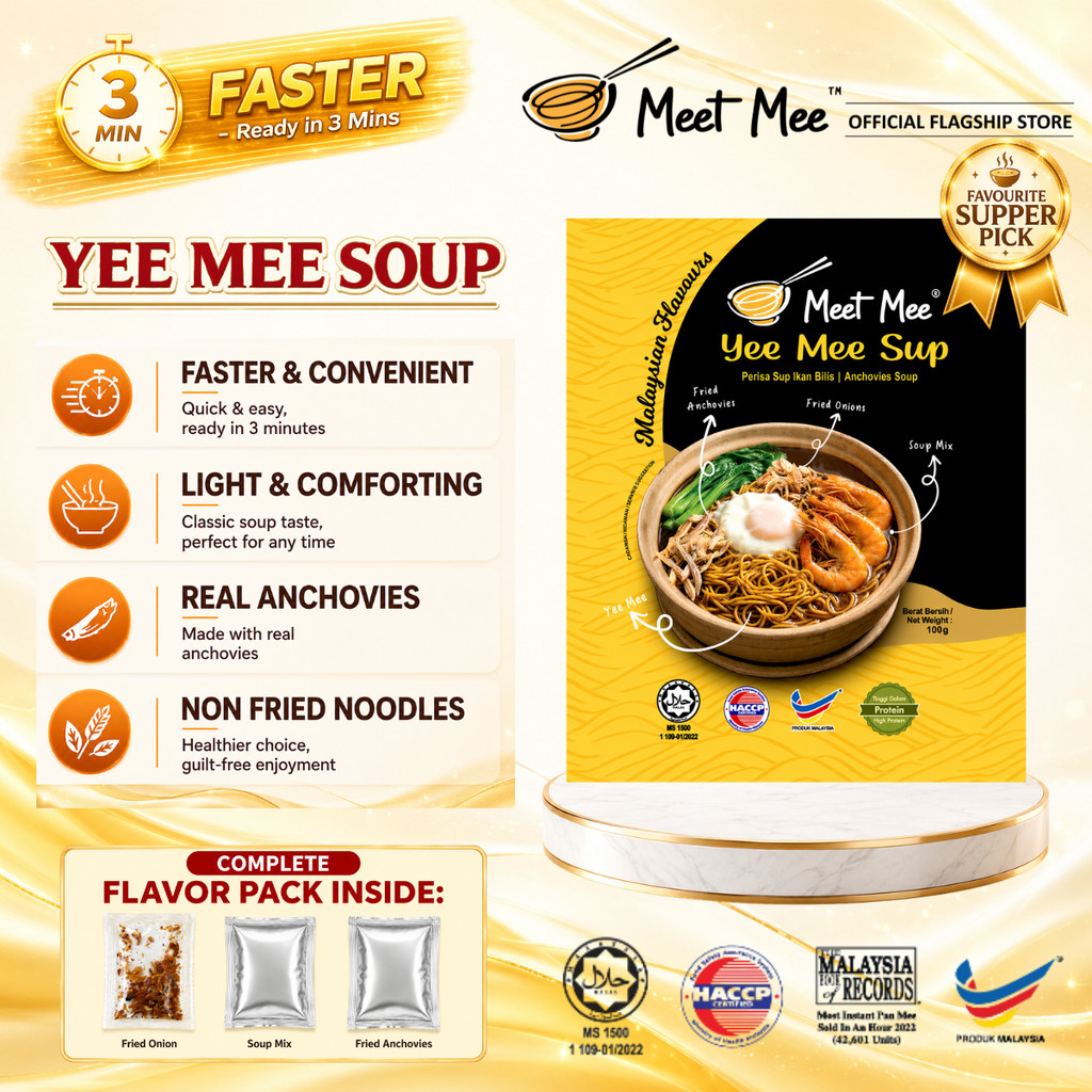 MEET MEE Yee MEE Soup Perisa Ikan Bilis: Ciri Tradisional dan Semakan Pembeli