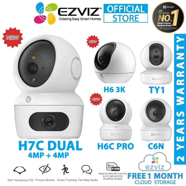Kamera Keselamatan EZVIZ Ip: Panduan Pilihan Model Varian CCTV