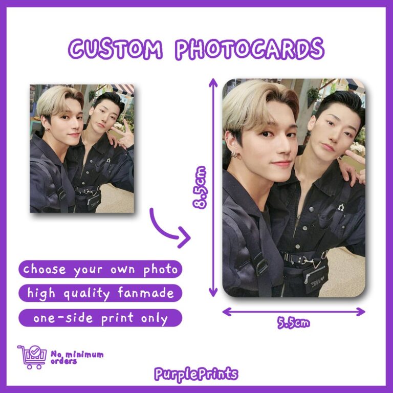 ONE-SIDED GLOSSY PAPER CUSTOMIZE PHOTOCARD