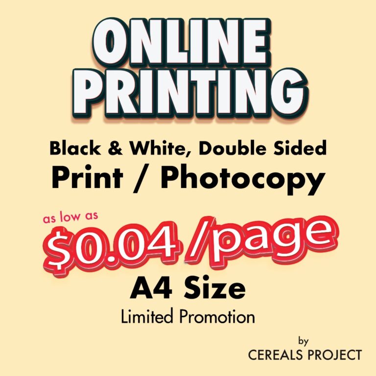 A4 Online Printing Service Hitam Putih Dua Muka