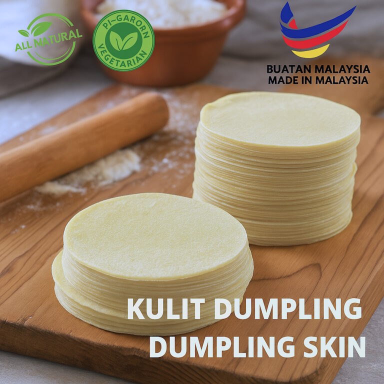 Wantan Dumpling Skin 300gm/600gm Kulit Dumpling Beku [Halal]