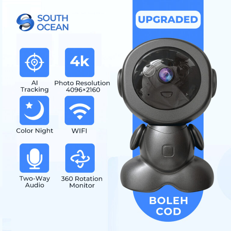 South Ocean 4K Smart Robot IP Camera: Fungsi dan Panduan Semakan Pembeli