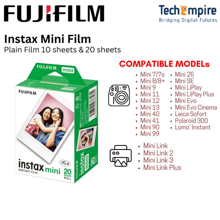 Fujifilm Instax Mini Plain Film: Panduan Pilihan Varian dan Keserasian Kamera