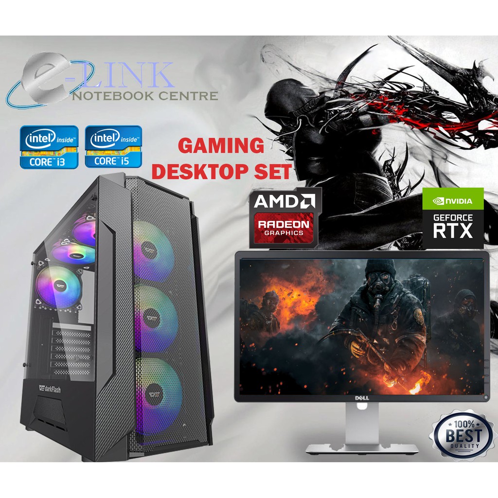 Set Gaming Lengkap dengan Pilihan Komponen Core