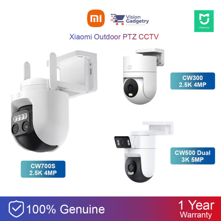 Kamera CCTV PTZ Outdoor Xiaomi CW300, CW500 Dual dan CW700S: Pilihan Siri serta Fungsi Utama