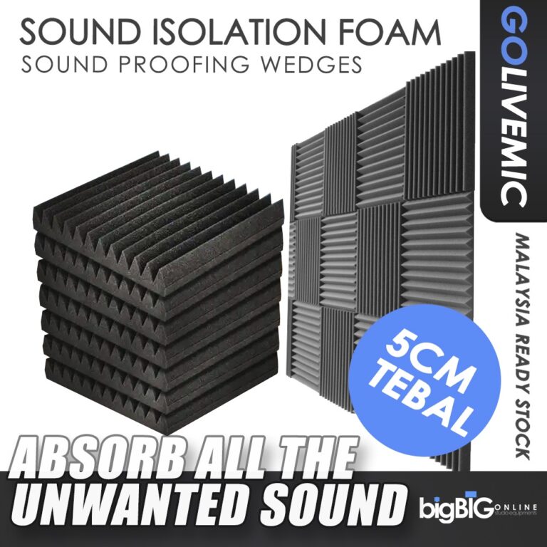 GoliveMic 5CM Wedge Soundproof Foam: Fungsi, Cara Atasi Bentuk dan Panduan Beli