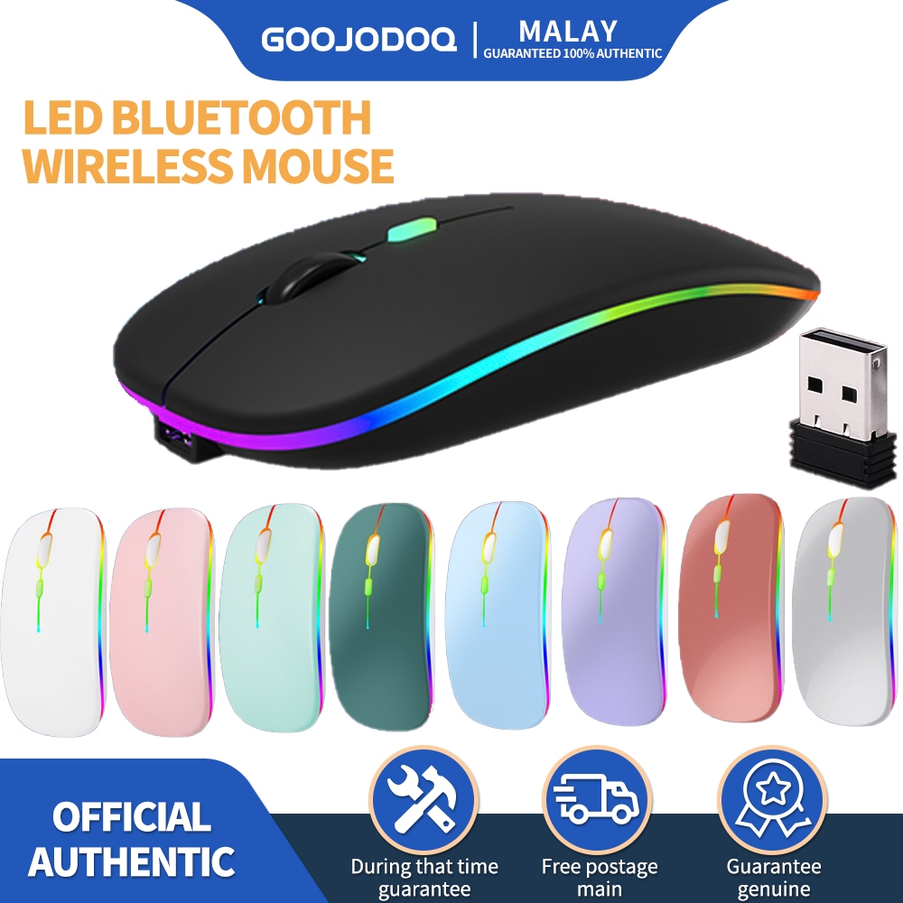 GOOJODOQ Mouse Wireless: Reka Bentuk Slim dan Senyap