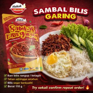 Hakak Maneh Sambal Bilis Garing: Pilihan Sambal Sedia Dimakan