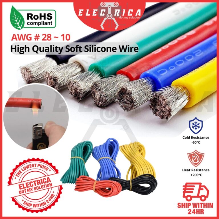 Kabel Wayar Silikon Fleksibel Elektronik High Quality
