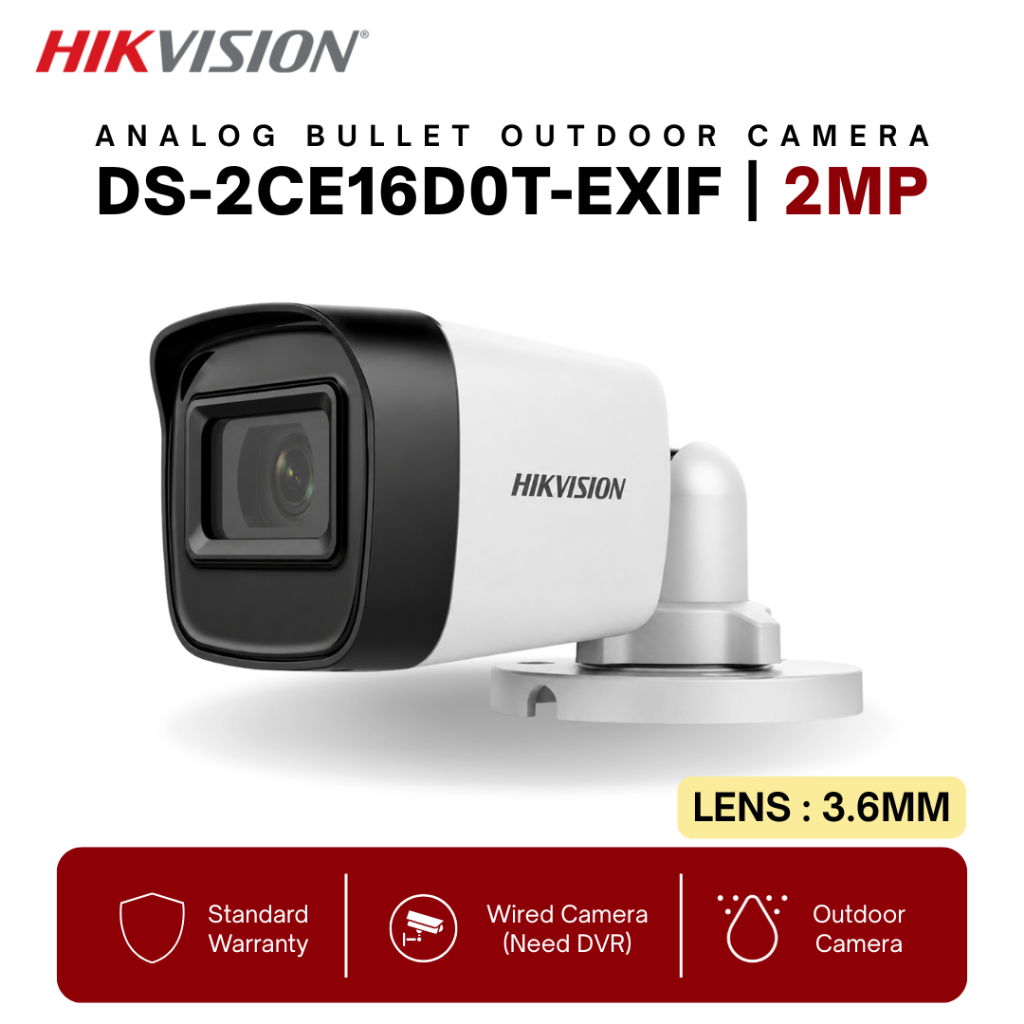 Kamera CCTV HIKVISION 2Mp Bullet Analog: Apa yang Perlu Anda Tahu sebelum Pasang