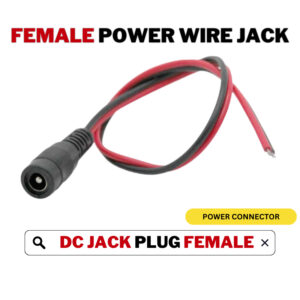 HIKVISION Analog CCTV DC Jack Plug Female Power Socket Wire