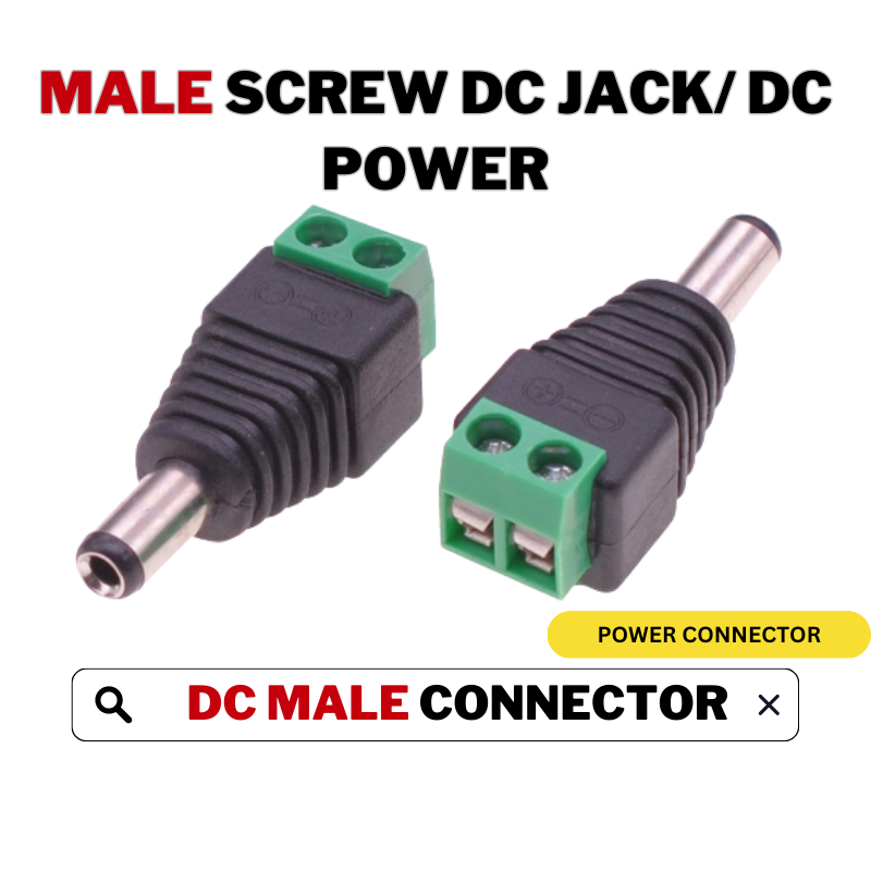 HIKVISION DC Power Male Connector: Fungsi, Saiz Jack dan Cara Guna