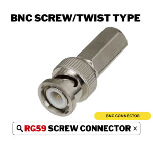 HIKVISION BNC RG59 Screw Connector: Kegunaan dan Pemasangan Kabel Coaxial
