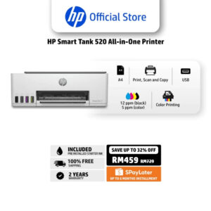 HP Smart Tank All-In-One Printer Series: Kelebihan dan Pilihan Siri serta Spesifikasi A4