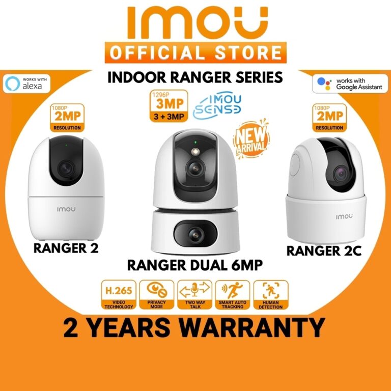 Kamera Keselamatan Imou Ranger 2 dan Ranger Dual: Pilihan Resolusi serta Ciri Pintar