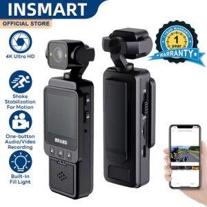 INSMART 4K Action Camera untuk Vlogging dan Aktiviti Luar