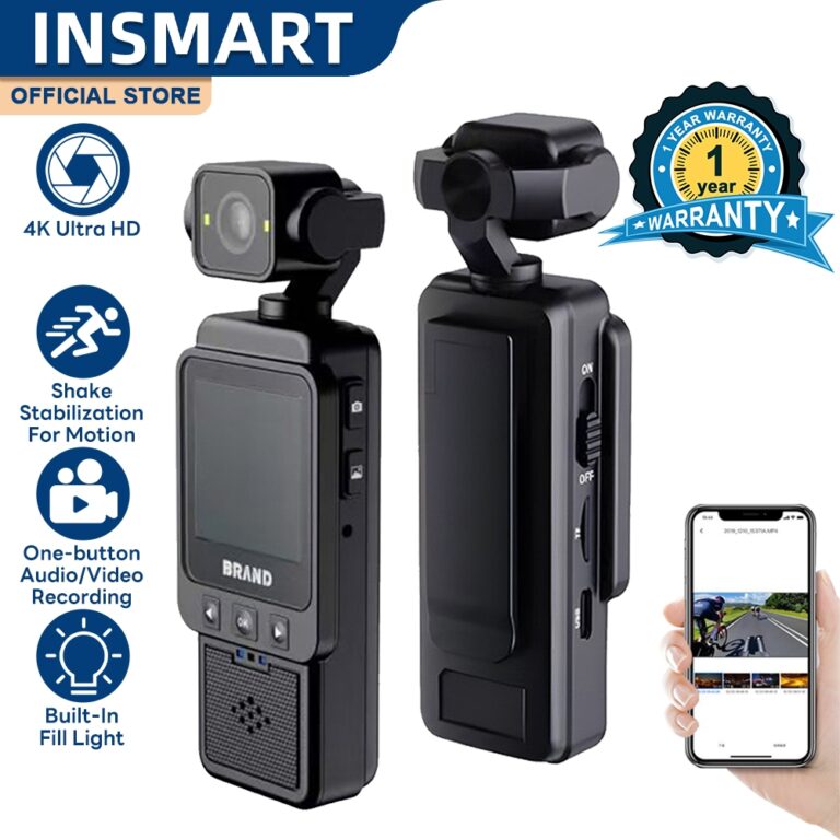 INSMART 4K Action Camera untuk Vlogging dan Aktiviti Luar