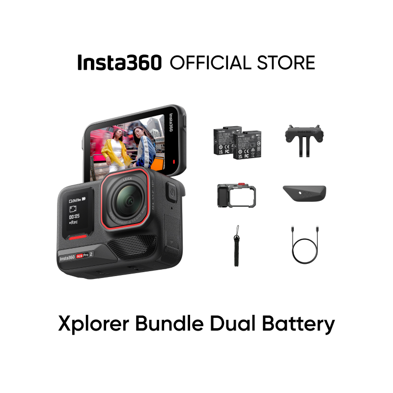 Insta360 Ace Pro 2 Dual Battery Xplorer: Pilihan Kamera Aksi 8K Berkeupayaan AI Bersama Leica