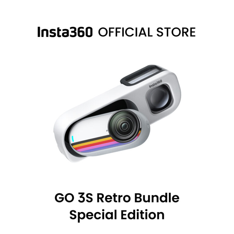 Insta360 GO 3S Retro Bundle Special Edition: Kamera Vlogging 4K Mini dengan Sentuhan Klasik