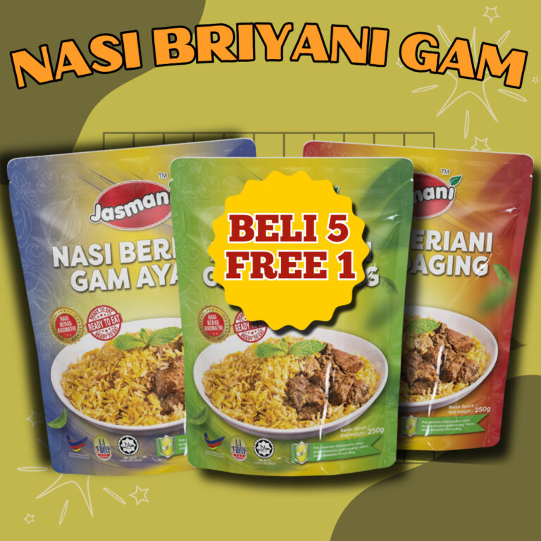 NASI BRIYANI GAM JASMANI Ready To EAT: Apa yang Anda Perlu Tahu