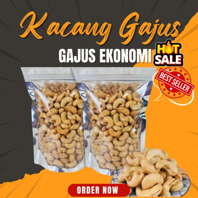 KACANG GAJUS GORENG 1kg Ekonomi: Pilihan Kudapan Popular