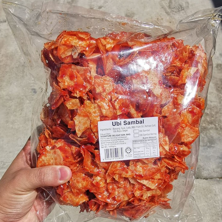 Kerepek Ubi Pedas Basah SIGNATURE DELIGHT 1kg