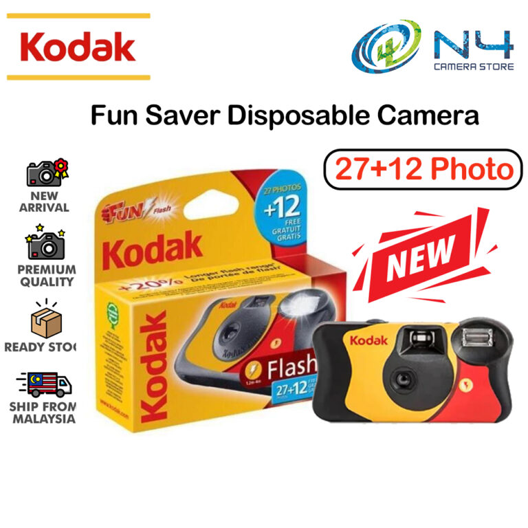 Kodak FunSaver: Kamera Filem Sekali Guna untuk Rakaman Nostalgik