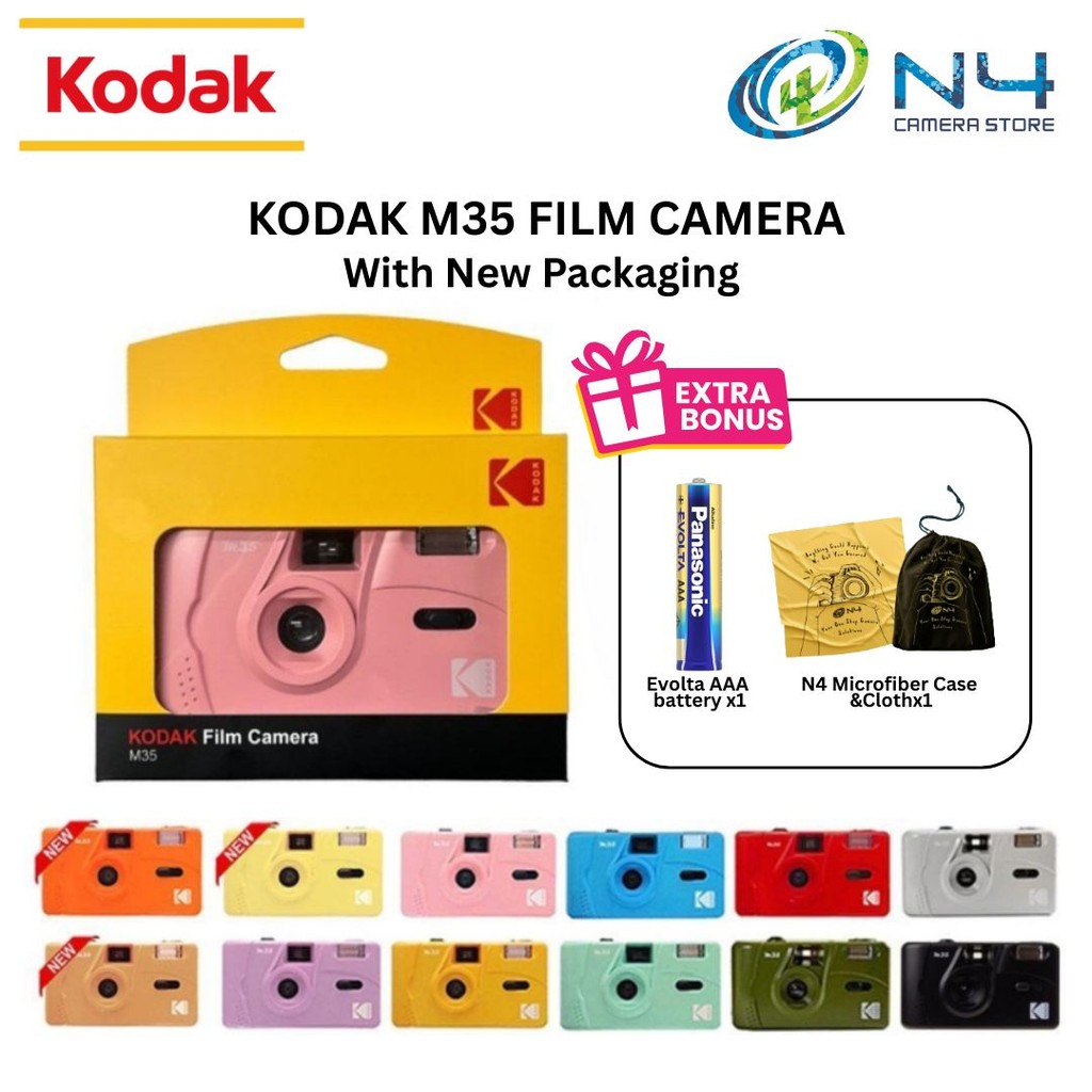 Kamera Filem Kodak M35: Ciri, Had dan Panduan Guna