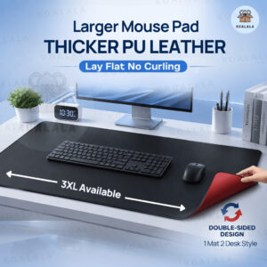 Large Pu Leather Mousepad dan Alas Meja