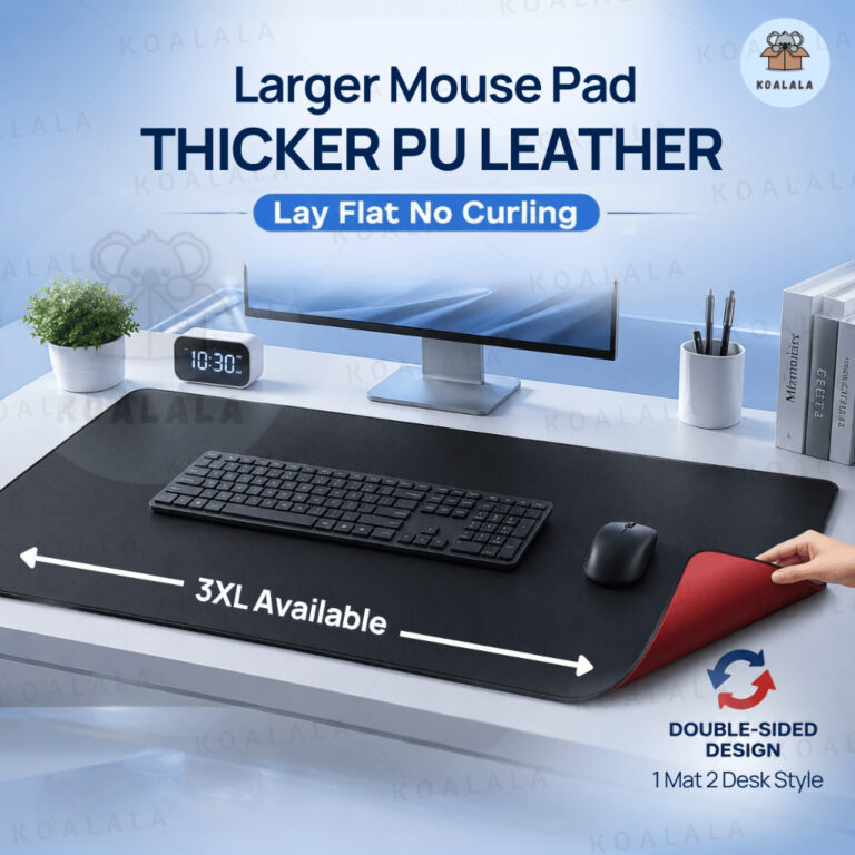 Large Pu Leather Mousepad dan Alas Meja