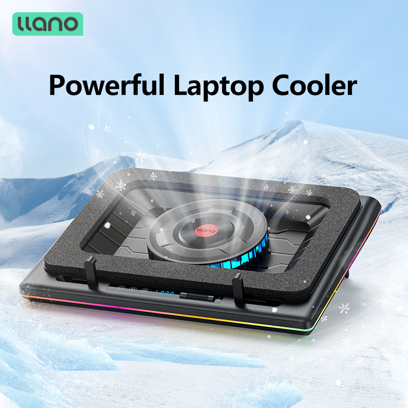 Llano V12 Laptop Cooler Pad: Semak Kelajuan, Port USB dan Kesesuaiannya
