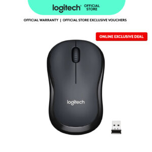 Logitech M220 SILENT: Tetikus Wayarles Senyap 18 Bulan