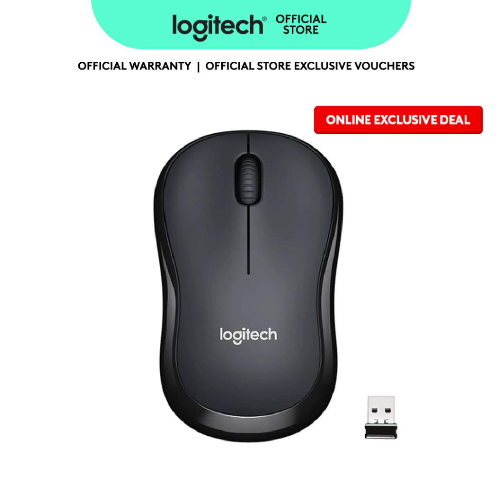 Logitech M220 SILENT: Tetikus Wayarles Senyap 18 Bulan